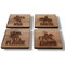4 Horsemen of the Apocalypse - set Flight Board with 4ea Rocks Glasses, shot glasses, Rawhide keychains, Cedar Coasters